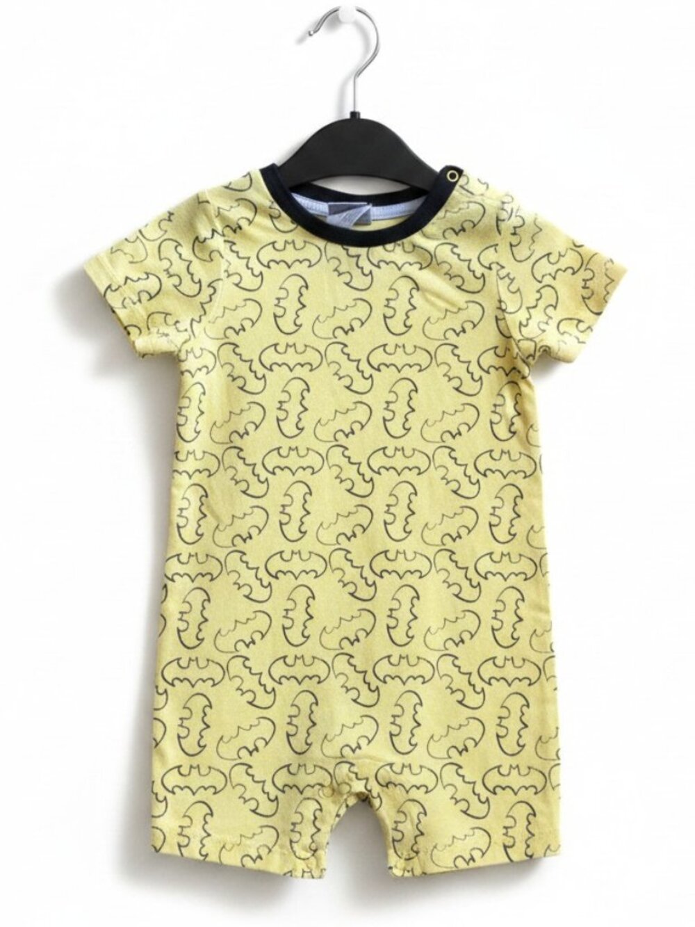 Batman Yellow Short Sleeve Romper 12-18 Months